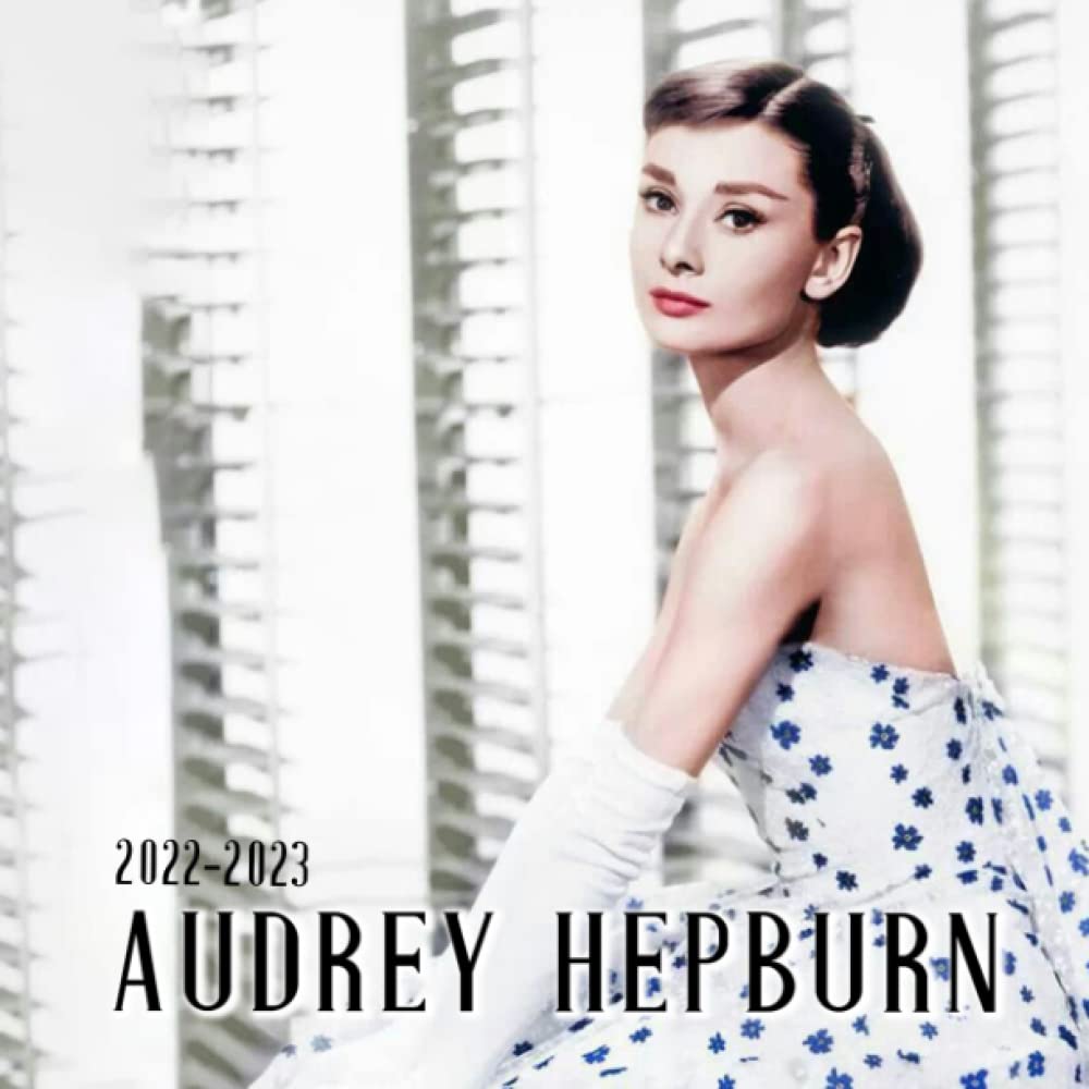 Calendrier Mural 2025 Audrey Hepburn – Format A3 (42x29.2 Cm) – 12 Pages Avec Photos Iconiques De L'actrice