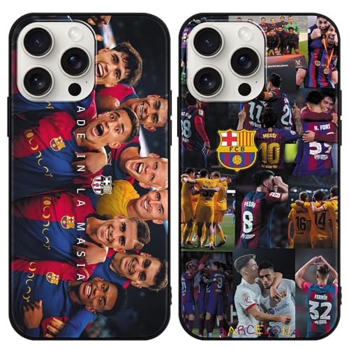 Yimctoie 2 Stück Soccer Fußball Star Schutzhülle für iPhone 16 Plus Hülle 6,7\",Cartoon Football Club Fußball-Athleten Muster Design TPU Silikon Stoßfest Handyhülle Junge Case,Cartoon Yimctoie 2 Stück Soccer Fußball Star Schutzhülle für iPhone 16 Plus Hülle 6,7\",Cartoon Football Club Fußball-Athleten Muster Design TPU Silikon Stoßfest Handyhülle Junge Case,Cartoon