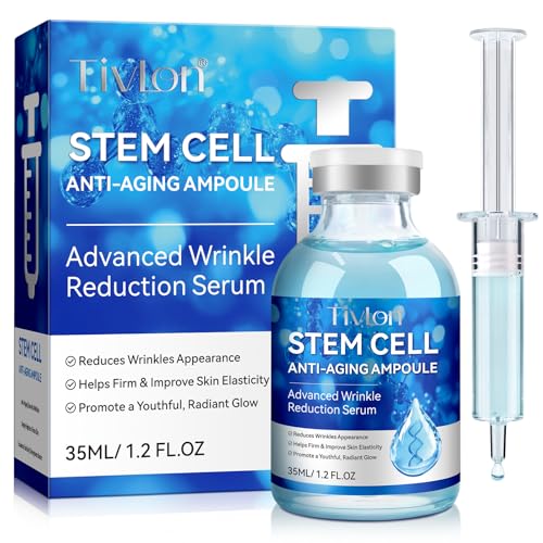 Stammzellenserum für Gesicht und Körper Microneedling Serum Anti-Aging Ampulle zur Faltenreduzierung und Hautstraffung feuchtigkeitsspendende Gesichtsessenz zur Anwendung mit und ohne Micro Needling