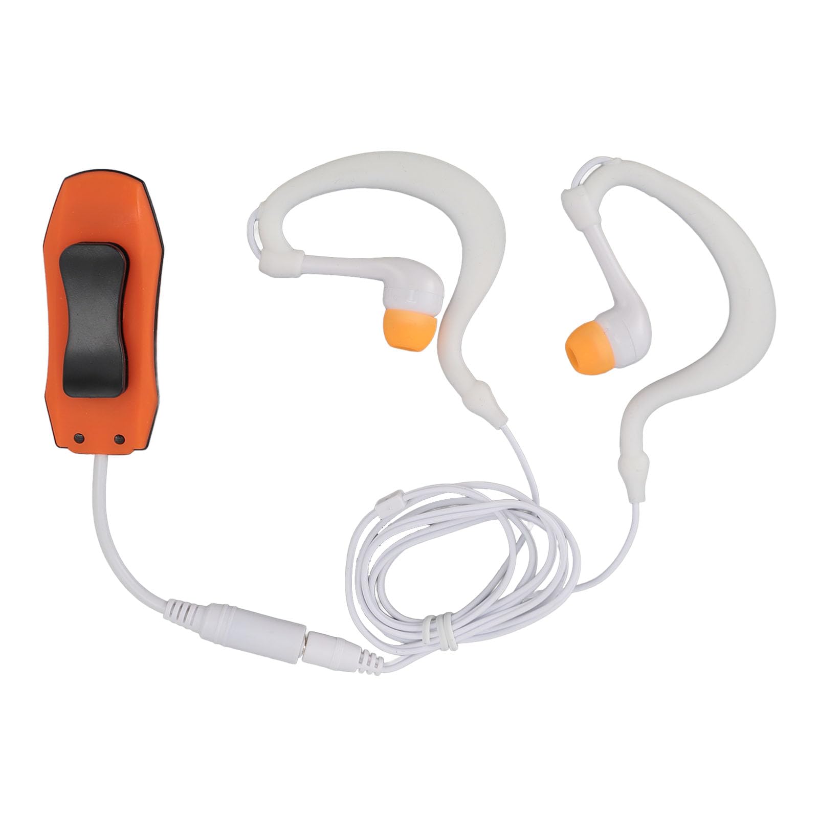 VBESTLIFE VBESTLIFErx81sdbv0k-13 - Lettore MP3 impermeabile per il nuoto, impermeabile, per il nuoto, cuffie con cavo lungo, effetto sonoro, 8 GB (8 GB), arancione