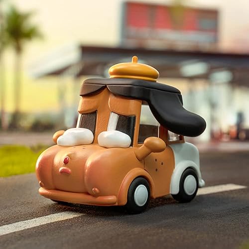 Miniatura 3 de POP MART POPCAR Serie Happy Weekend Series - 1 caja exclusiva de figuras de acción, caja a granel, juguete de arte popular coleccionable, figura