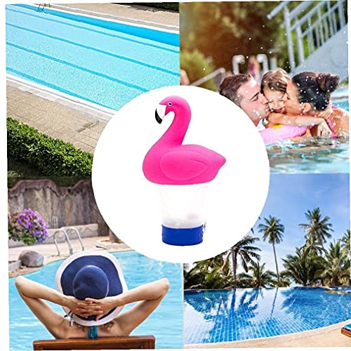 Hotaden Drijvende Dispenser, Drijvende Pool Chloor Dispenser Automatische Tablet Chemische Houder Flamingo Decoratie - Image 4