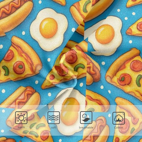 Joisal Yellow Pizza Slices Food Little Girl Panties Girls Underwear Toddlers Cotton Personalized Briefs Kids Undies 2t3