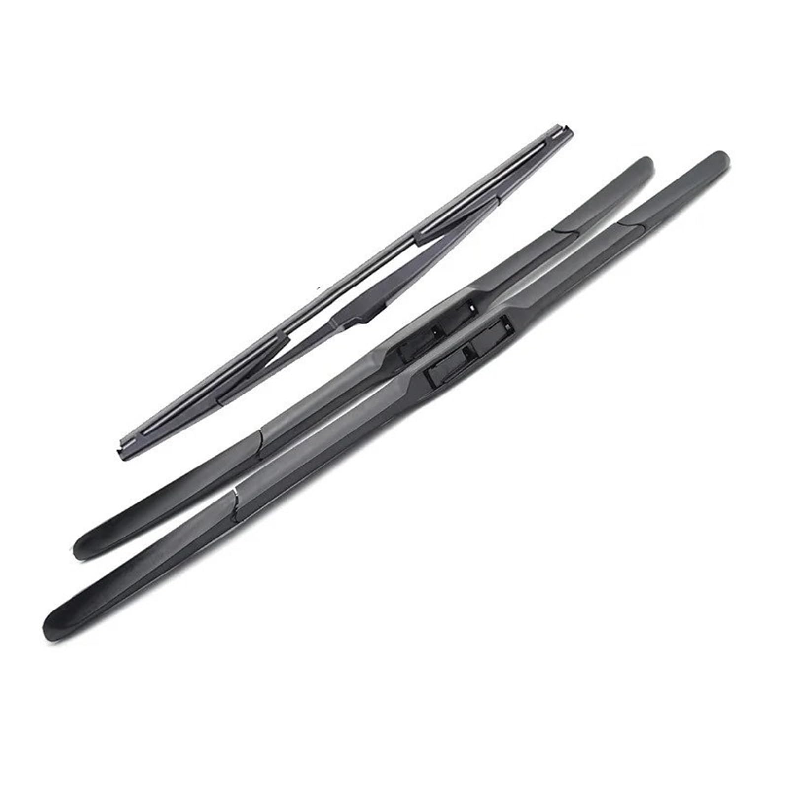 Coche Limpiaparabrisas para Hyundai para Kona 2017-2023 Juego De Escobillas Limpiaparabrisas Delanteras Y Traseras De 26" + 16" + 12" Parabrisas Escobillas para Lluvia Limpiaparabrisas Silencio