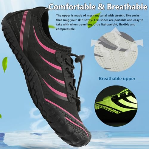 Water Shoes Mens Women Barefoot Shoes Quick Dry Aqua Outdoor Sports for Swim Pool Beach Surf Walk Water Yoga River Lake Hiking Kayaking2