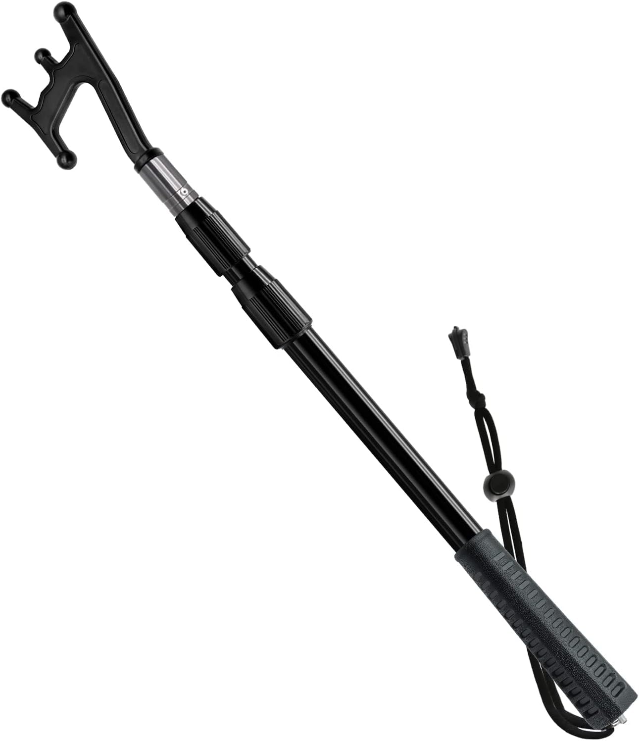 SAN LIKE Gancio Telescopico per Barca per l'attracco Accessori per Barche, Galleggianti Palo di Spinta Mezzo Marinaio per Barche, Nautica Sccessori Barche di Attracco, Boat Hook in Alluminio