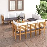 Youuihom Modular Sectional Sofa, Patio Couch Set, Patio Sectional Furniture Set, 8 Piece Patio Loung