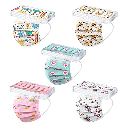 Qersh 50 Stück Kinder für Masken...