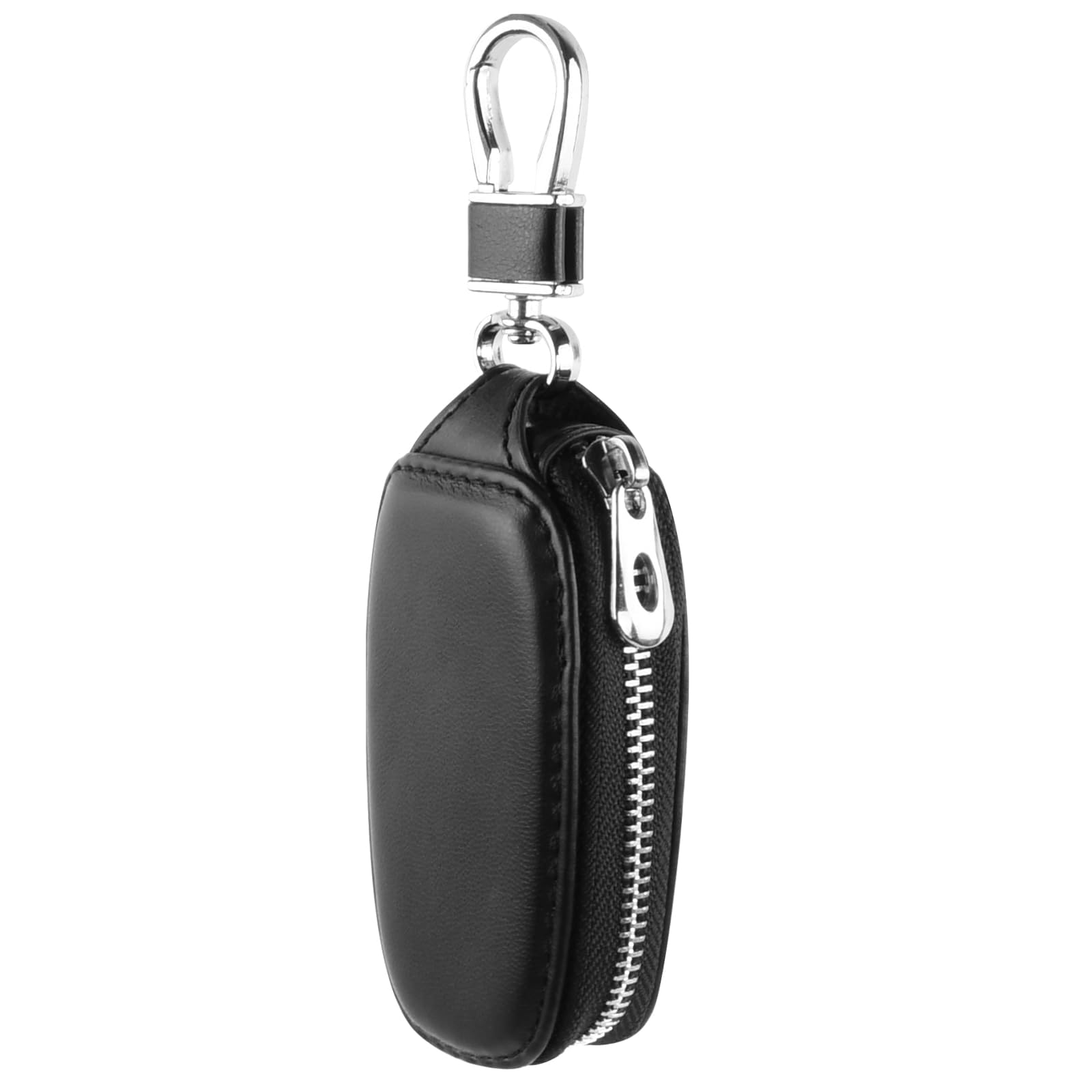 R-timer Car Key Case for Mazda 3 6 Atenza Axela Demio CX3 CX5 MP MS RX8, Smart Fob Cover Keychain Pouch Zipper Closure Protector Key Organizer Artificial Leather Car Accessory