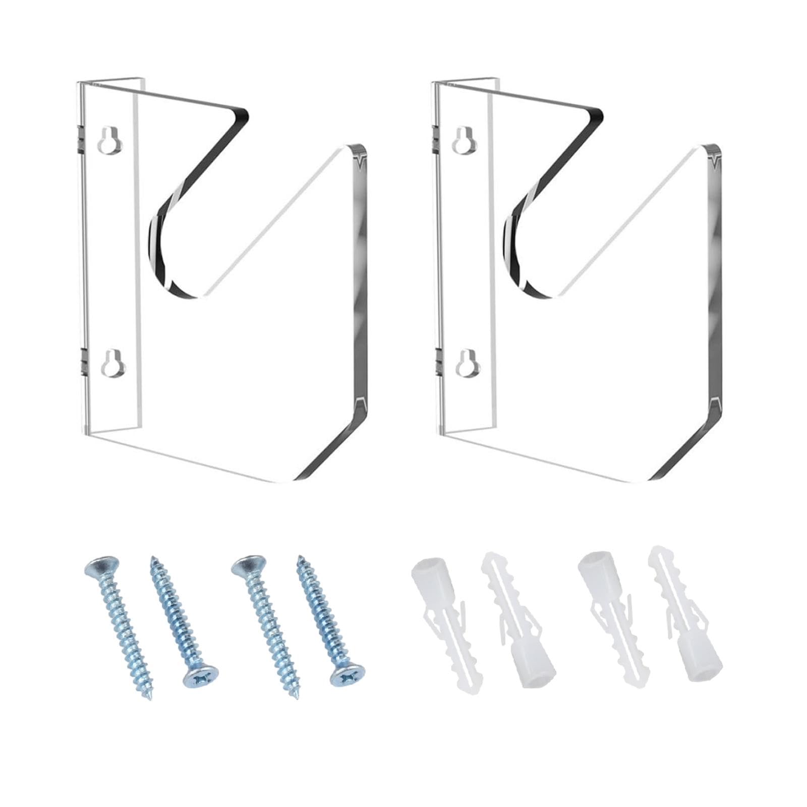 UJEAVETTE Skateboard Rack Load Bearing Acrylic Snowboard Holder for Garage Skateboards 1 Layer-image-29