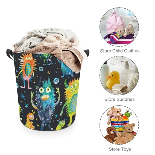 Panier à linge pliable bac de rangement pour vêtements et jouets