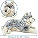 TigerHart Whitaker The Wolf - 14 Inch Stuffed Animal Plush Dog