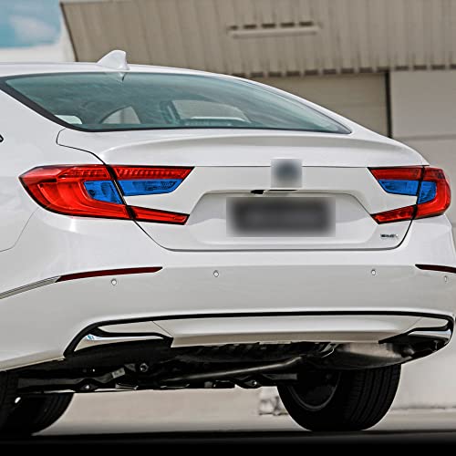 Tomall Vinyl Smoke Tint Turn Signal Reverse Light Films Compatible With Honda 10Th Accord 2018-2020 Precut Car Tail Light Transmission Stickers Exterior Decoration (Blue) #TOP5