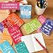 Imagen de Yuecda 12 libretas en formato mini y 12 bolígrafos con frases motivadoras en español: el regalo ideal para estudiantes