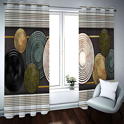 Rideaux Occultants Salon Moderne Thermique Isolant Phonique 3D