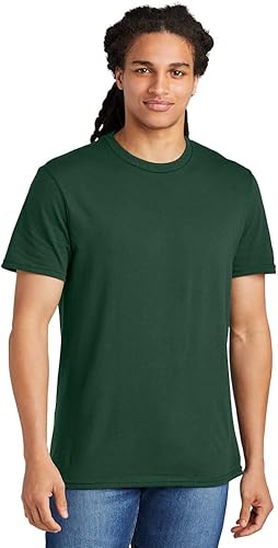 District The Concert Tee DT5000 - Naranja Quemado, Verde bosque, Grande