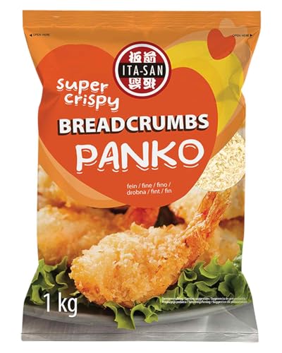 ITA-SAN Panko Paniermehl Breadcrumps nach asiatischer Art zum Panieren von Fleisch Fisch und Gemüse 1 x 1kg