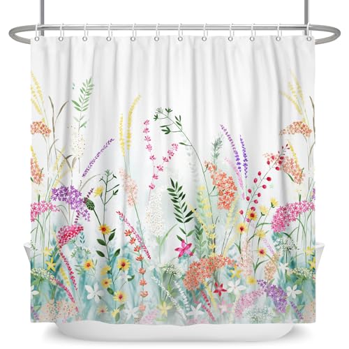 ASDCXZ Flower Shower Curtain 180x180 cm - Image 4