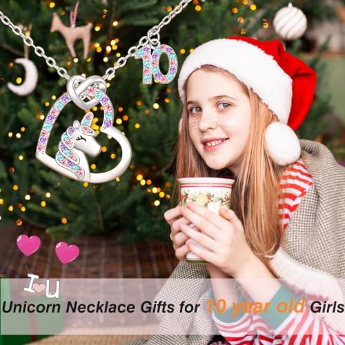 3-12 Year Old Girl Birthday Gifts, Girls Unicorn Necklace Christmas Gifts for Daughter/Granddaughter/Niece2