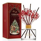COCODOR ココドール クリスマスディフューザー スノーフィグ(Snow Fig) 200ml いちじくフレグランス リードディフューザー スティック付き ルームフレグランス 芳香剤 部屋用 ギフトプレゼント