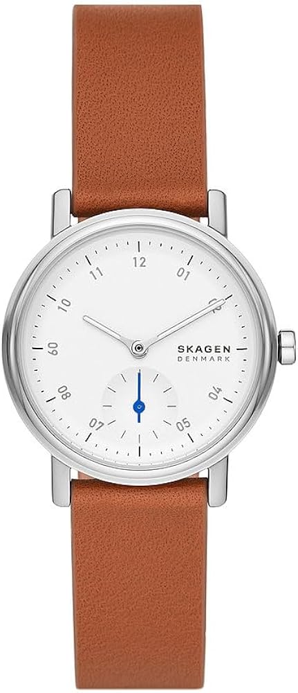 Skagen Orologio da donna Kuppel Lille, Sub-Second a due lancette, in acciaio inox Orologio con cassa da 32 mm e cinturino in pelle o acciaio Skagen Orologio da donna Kuppel Lille, Sub-Second a due lancette, in acciaio inox Orologio con cassa da 32 mm e cinturino in pelle o acciaio