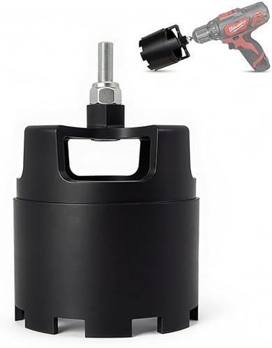 Cortador de césped con cabezal de aspersor de 3.5 pulgadas - Accesorio de taladro inalámbrico para un fácil mantenimiento del césped  Recorta el