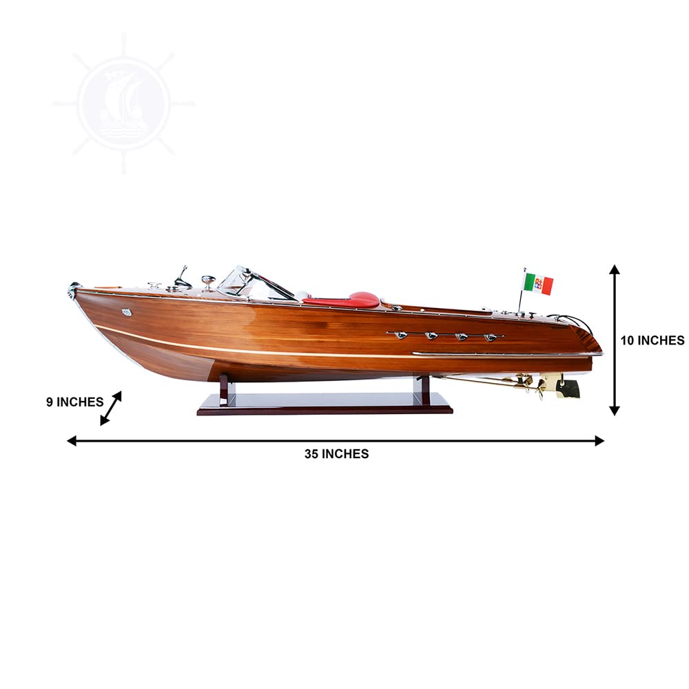 RIVA アクアラマ 船舶模型 全長68㎝ ヴィンテージコレクション Old Modern Handicrafts Riva Aquarama Model - Wooden Model Boat