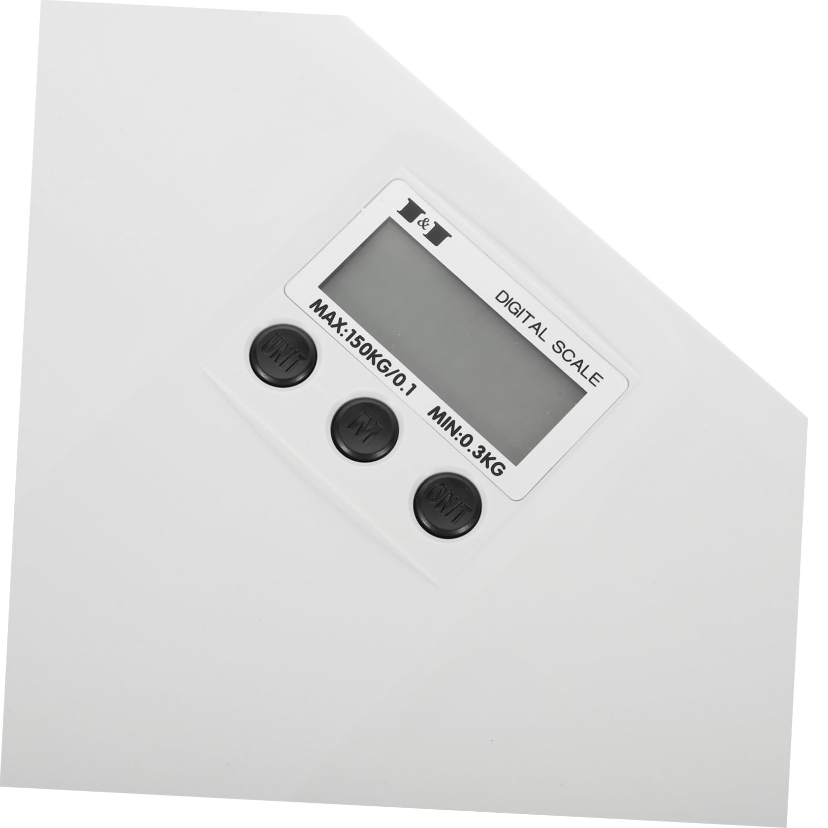 BESTonZON Bilancia Elettronica per Ragazzo Ragazza e Animali Domestici Grande Schermo Lcd, Capacità Fino a 150kg, Materiale Plastico, Design Sottile e Piatta per Uso Domestico