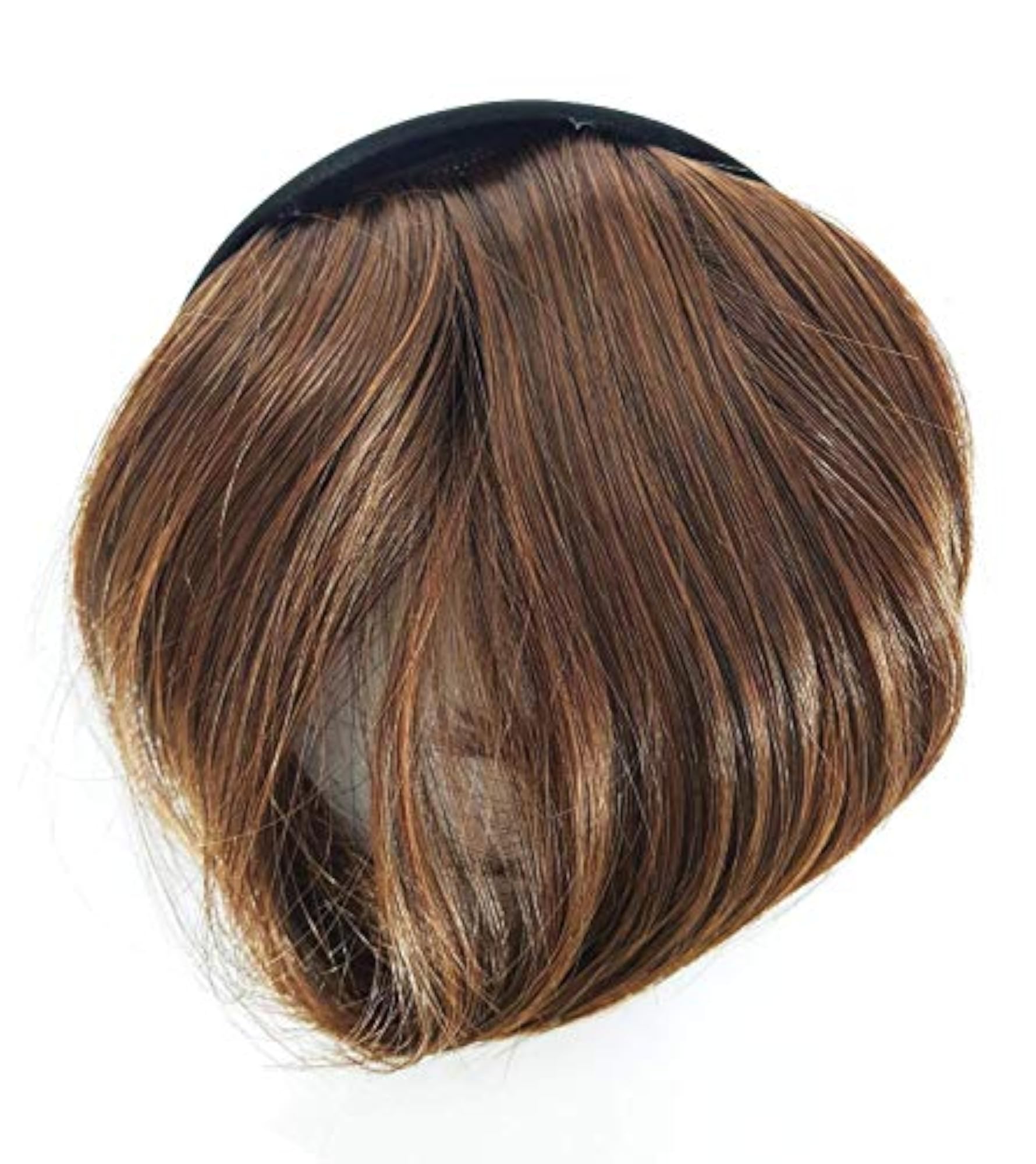 Front Bang Fringe with Headband and Messy Juda Combo