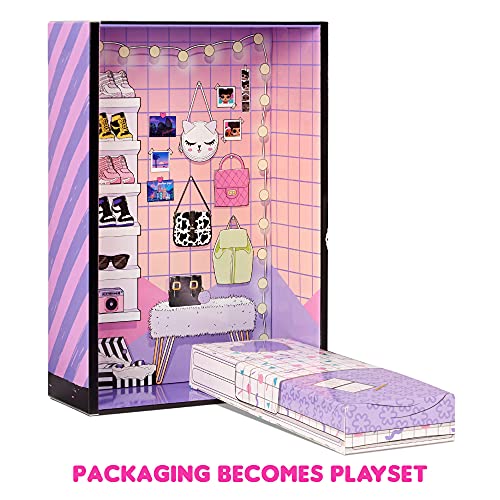 L.O.L. Surprise! LOL Surprise Muñeca Tweens - Descubre 15 Sorpresas - Con Vestidos, Accesorios, Cepillo para el Pelo, Percha, Soporte para Muñecas y Más - Regalo Perfecto para Niños - Hoops Cutie