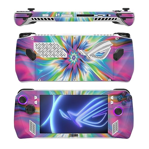 Image of MightySkins Skin Compatible with Asus ROG Ally - Prismatic Vortex | Protective, Durable, and Unique Vinyl Decal wrap Cover | Easy to Apply, Remove, and Change Style