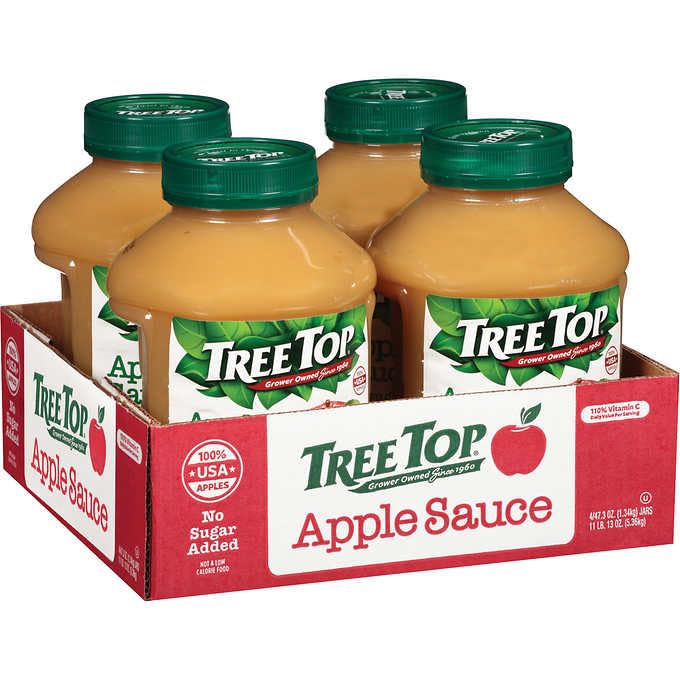 Generic Tree Top Original Applesauce, 47.8 oz (pack of 4)