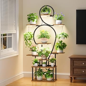 Top Indoor Plant Stands That Transform Your Space with Light 2 best indoor plant stands for multiple plants with lights