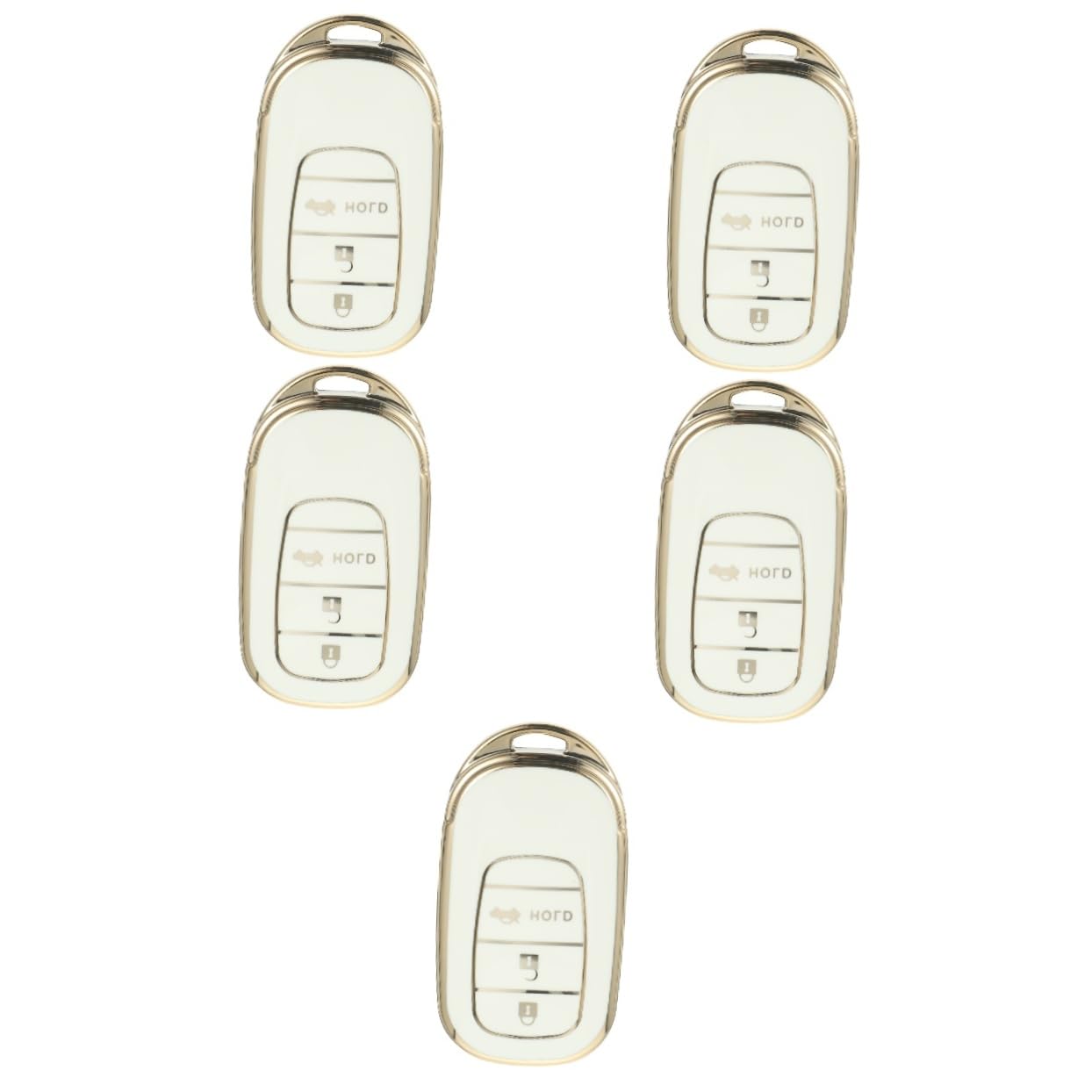 Coque de clé compatible TOPBATHY en lot de 5 pièces pour étui de protection de voiture