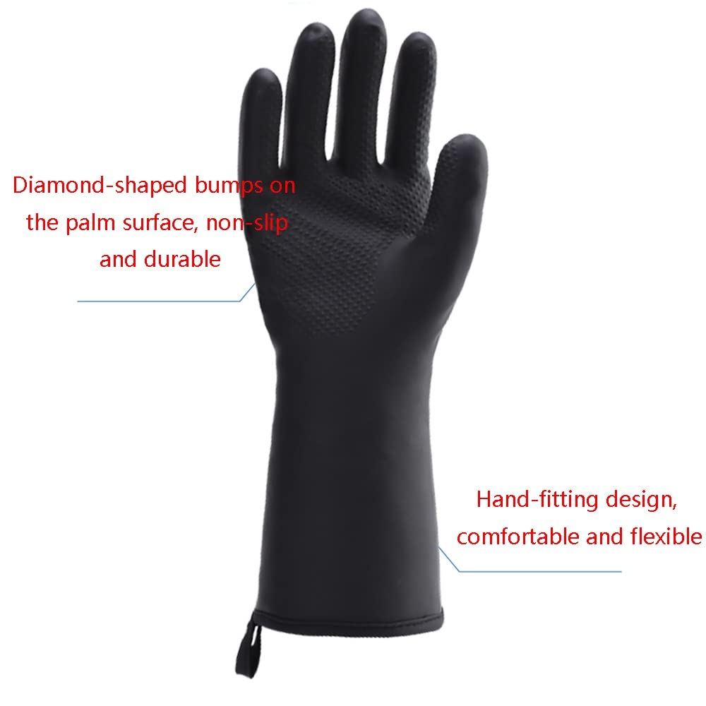 FUFU Manoplas Guantes De Jardinería For Hombres Y Mujeres, 1 Pares De Guantes Resistentes Al Calor, Guantes De Trabajo Resistentes A Los Pinchos, Guantes De Seguridad De La Construcción (Size : M)