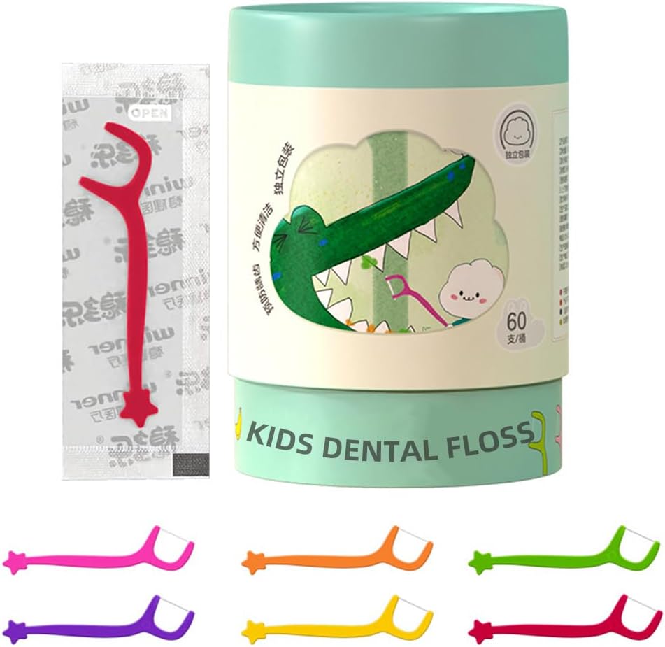 Kids Flossers Multiple Fruit Flavor, Kids Floss Picks