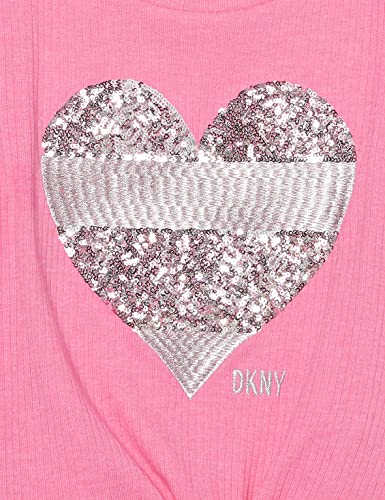 DKNY Girls Classic Short Sleeve T-Shirt2