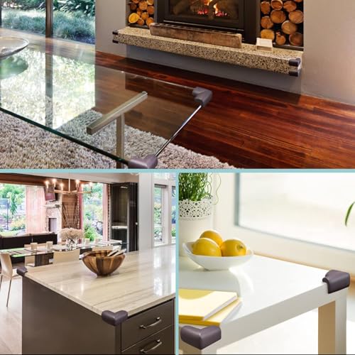 Image of Foam Pack of 12 Baby Proofing Corner Guards | Extra Soft and Cushioned Corner Protector for Sharp Edges | Child Safety Edge Protector for Kids | Furniture Table Baby Safety Product