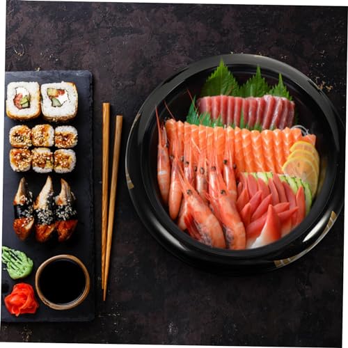 Bandeja para sushi de plástico reutilizable miniatura 5