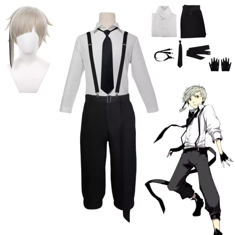 文豪ストレイドッグス 中島敦 コスプレ 衣装 ウィッグ 靴 フルセット Amazon.co.jp: 文豪ストレイドッグス 中島敦 コスプレ衣装 ウィッグ&靴