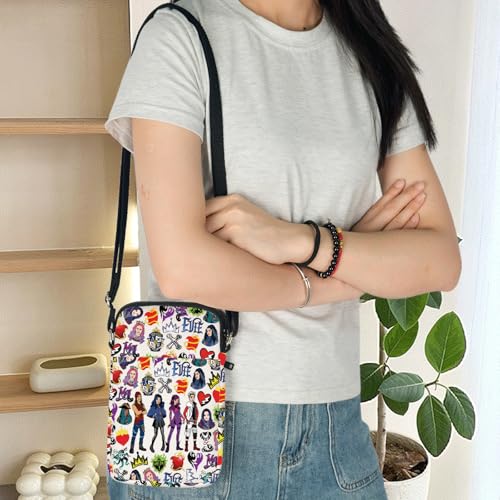 KEYCHIN Mal & Evie Crossbody Bag Jay & Carlos & Jane Fans Gift Audrey & Ben Inspired Shoulder Bag Villain Movie Merch4