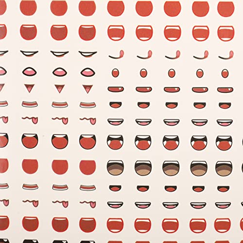 EXCEART de de Olho Diy de Artesanato de Papel Decalque de Desenho Animado para Brinquedos de Artesan