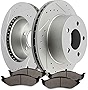 Brake Kits,SCITOO Front Discs Brake Rotors and Ceramic Pads fit for Jeep Cherokee/Comanche, 93-98 for Jeep Grand Cherokee, 98-99 for Jeep TJ, 90 for Jeep Wagoneer, 90-95 97-99 for Jeep Wrangler