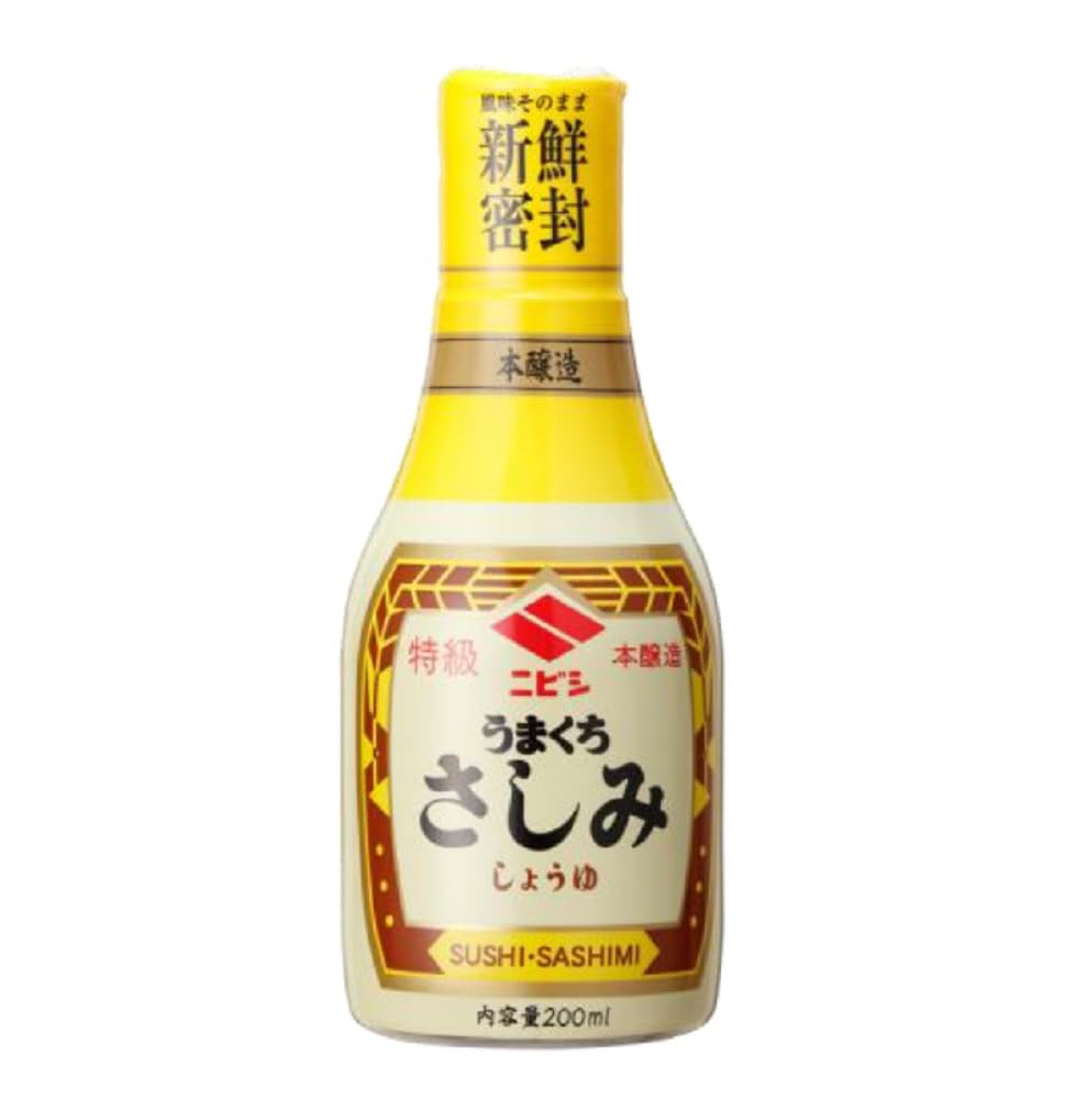 ニビシ醬油 特級 うまくちさしみしょうゆ 200ml