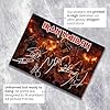 Iron Maiden Signed Poster Print - Art Styled Limited Edition Autograph Fan Gift – Collectible Memorabilia Wall Art - 50th Anniversary Run For Your Lives Tour (A4 Unframed) #2