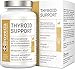 Produktbild Biovetia Schilddrüse Support, mit Jod + Selen und L-Thyrosin zur Unterstützung der Schilddrüsenfunktion und deren Hormonspiegel + gesunder Stoffwechsel, 60 Kapseln