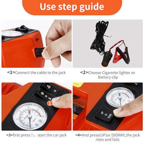 Panana AUCJ04RD01000001 Hydraulic Trolley Floor Jack Car Jack Kit 5Ton Dc 12V Electric Hydraulic Car Jack Lift thumb #4