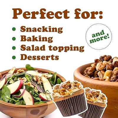 Food to Live Dry Roasted Walnuts, 1 Pound Unsalted Nut Pieces. Delicious and Nutritious Snack. Keto and Paleo Friendly. Great for Salads, Oatmeal, and Baked Goods. Packed with Protein and Fats