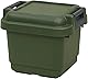 JEJアステージ 収納ボックス 日本製 簡易密閉型 パッキン付き アウトドア キャンプ スツール 耐荷重100kg 積み重ね [グランポット 33L GPD-440G] グリーン 防災 幅44×奥行40×高さ38cm