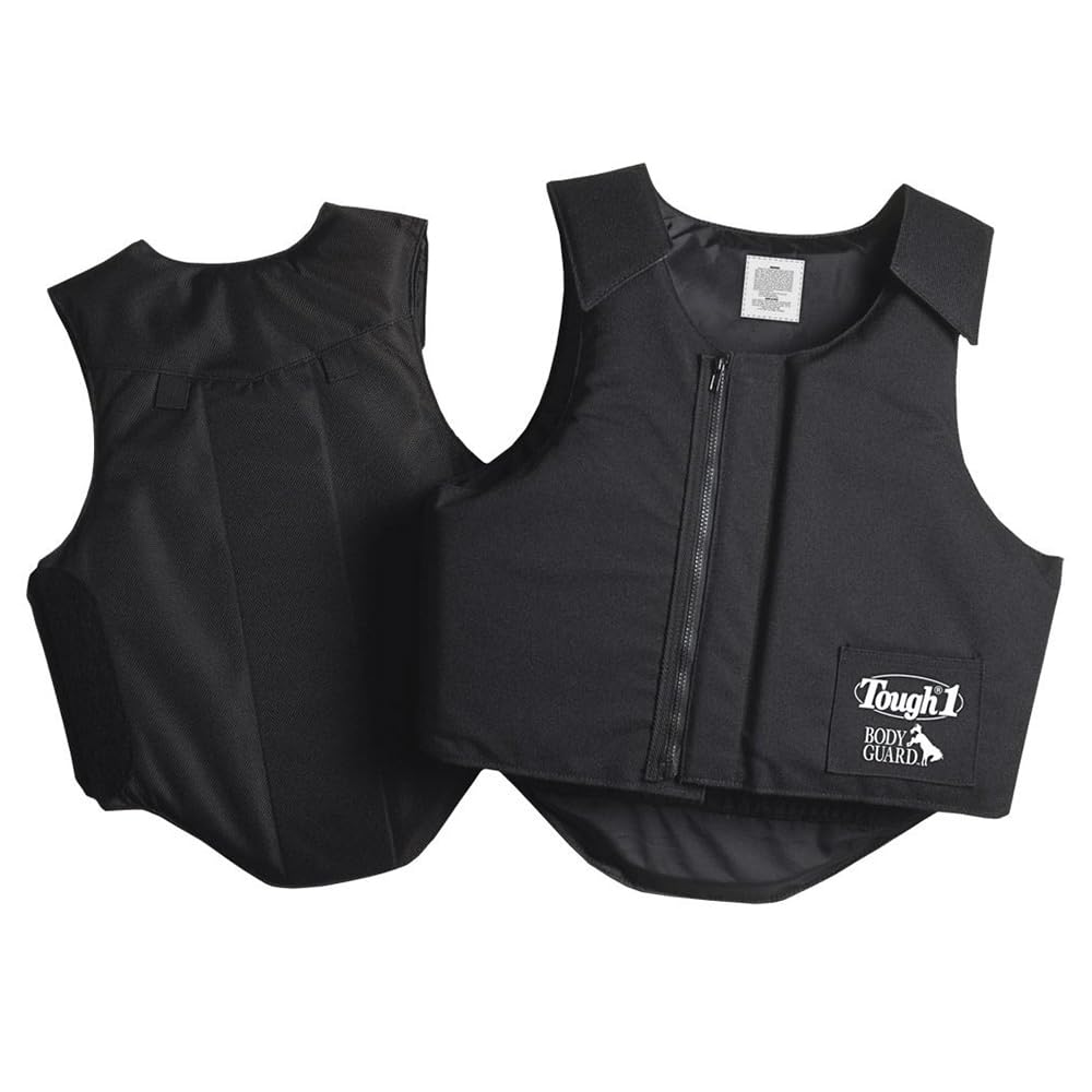 Tough 1 Bodyguard Protective Vest, Black, X-Small